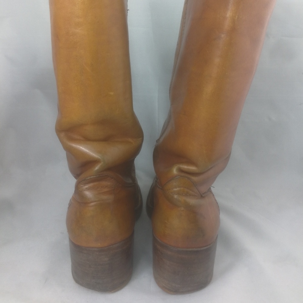 Vintage Frye American Classic Boots With Cleats 11 - Picture 6 of 8